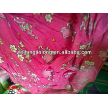 Rayon printed stock fabric